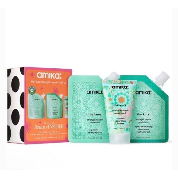 AMIKA - NWT - The Kure Strength Repair Trial Set. Shampoo, Conditioner & Mask - Picture 12 of 12